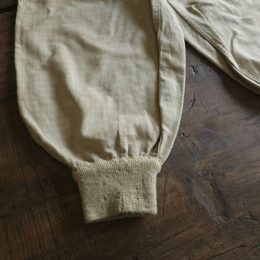 Vintage Caledonia Woolen Knickers Tan Windowpane Sanforized  Mens 1940s Pants